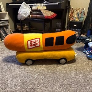 Weinermobile huge plush pillow